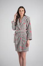 DE LAFENSE / 673 SZLAFROK GWIAZDKI KRÓTKI RĘKAW KAPTUR - www.anstel.pl