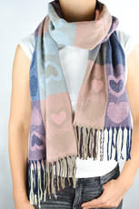 NOVITI / SZALIK DAMSKI ZIMOWY SERCA CS007-W-01 - www.anstel.pl