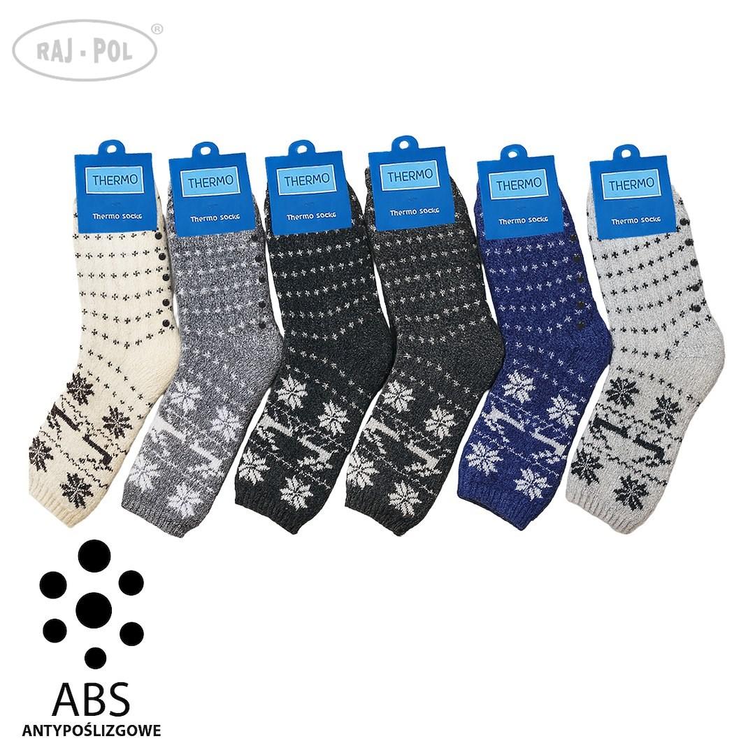 RAJ-POL / SKARPETY GÓRALSKIE MĘSKIE Z ABS 39-42/ 43-46 MODEL SH25-16 - www.anstel.pl