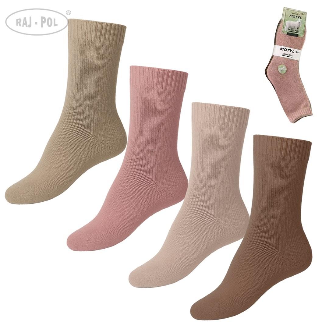 RAJ-POL / SKARPETY DAMSKIE ANGORA NA FROCIE KZ-015 - www.anstel.pl