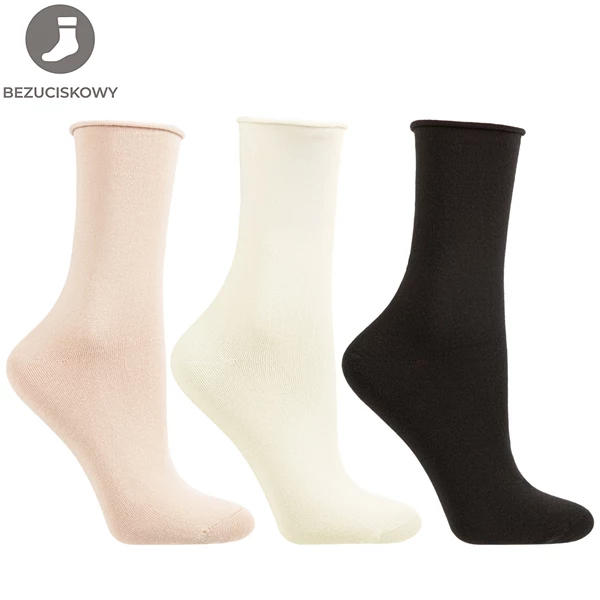 MORAJ / SKARPETKI DAMSKIE BEZUCISKOWE CSL250-200 - www.anstel.pl