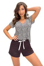 DONNA / PIŻAMA DAMSKA Z KRÓTKIMI SPODENKAMI - ZOYA SHORT - www.anstel.pl