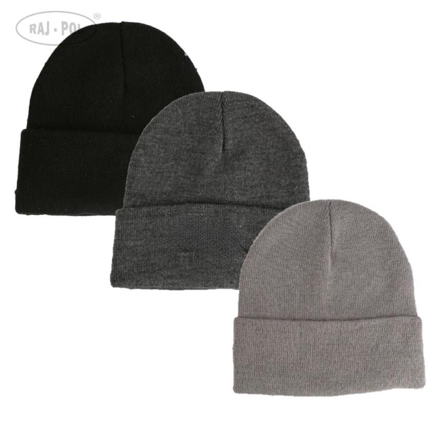 RAJ-POL / CZAPKA ZIMOWA BEANIE MIX - www.anstel.pl