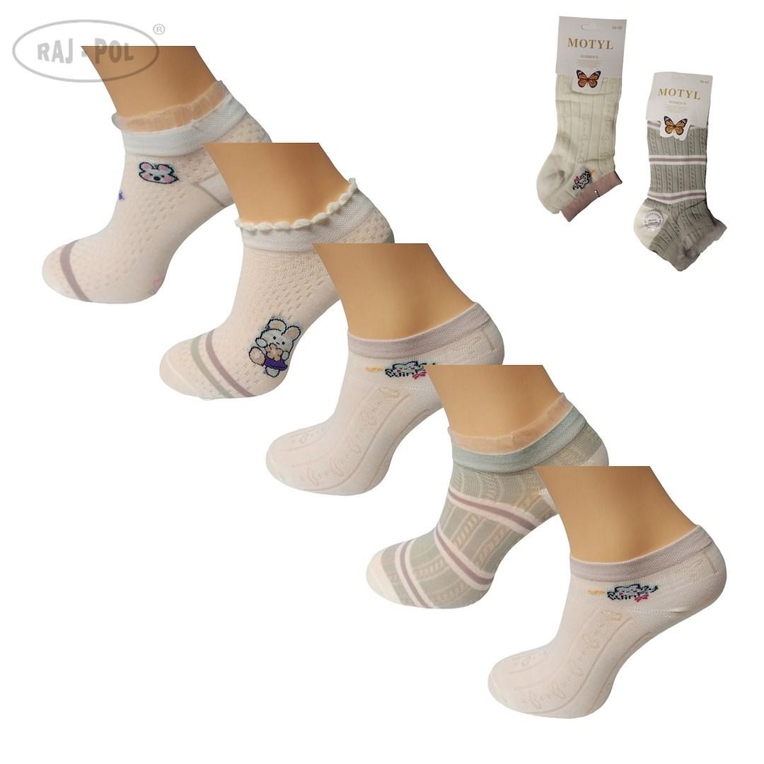 RAJ-POL / STOPKI DAMSKIE MOTYL MODEL LN872 - www.anstel.pl