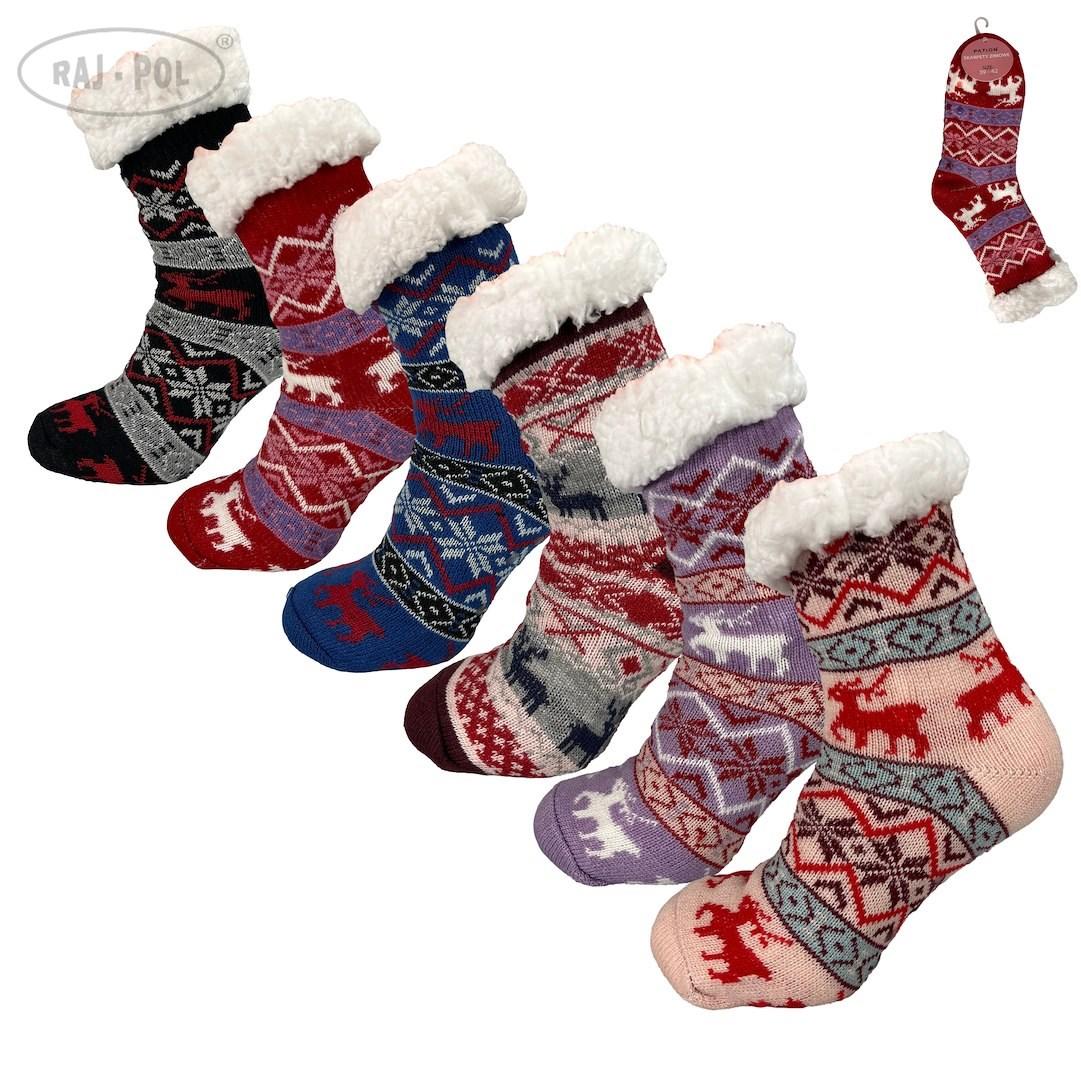 RAJ-POL / SKARPETA DAMSKA GÓRALSKA ZIMOWA 734658 - www.anstel.pl