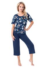 DONNA / PIŻAMA BAWEŁNIANA SPODNIE DŁUGOŚĆ 3/4 - CAROLINE 3/4 - www.anstel.pl