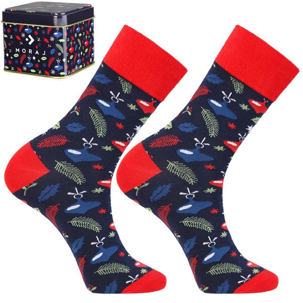 MORAJ / SKARPETKI MĘSKIE DŁUGIE ŚWIĄTECZNE CMLS700-005 - www.anstel.pl
