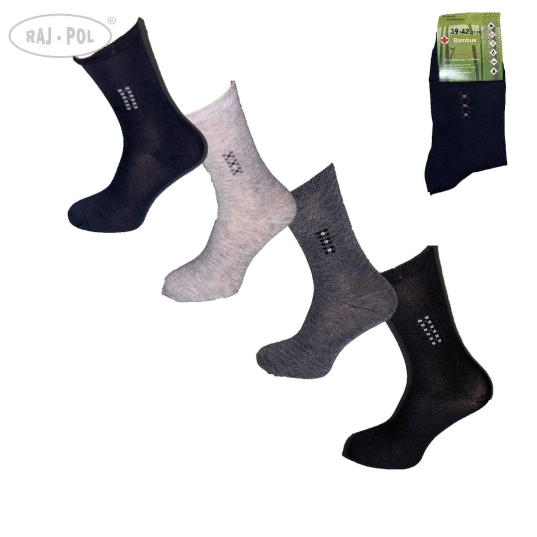 RAJ-POL / SKARPETY MĘSKIE GARNITUROWE BAMBUSOWE A-08 791026 - www.anstel.pl