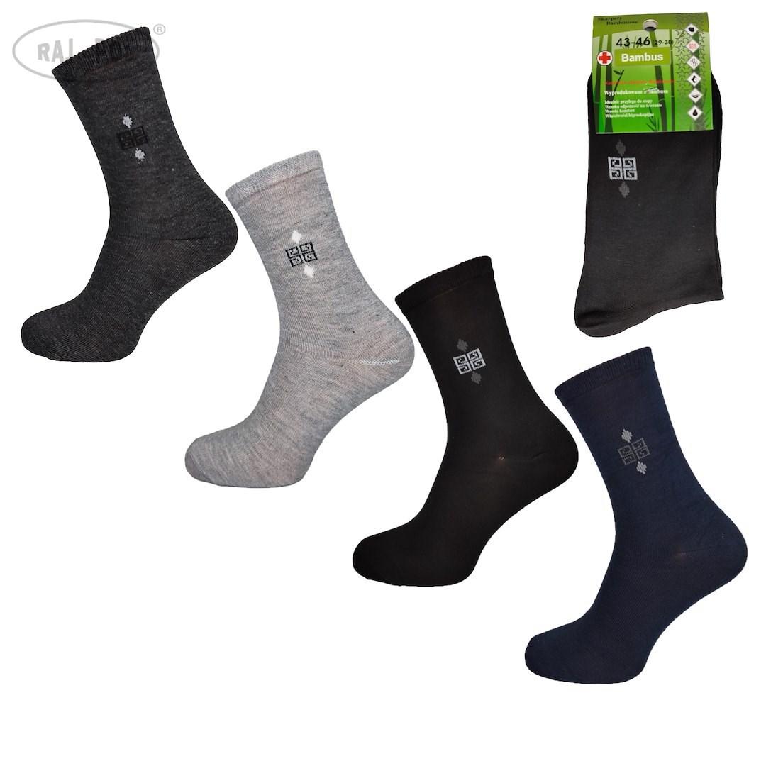 Skarpety bambo męskie garniturowe a-06 740109