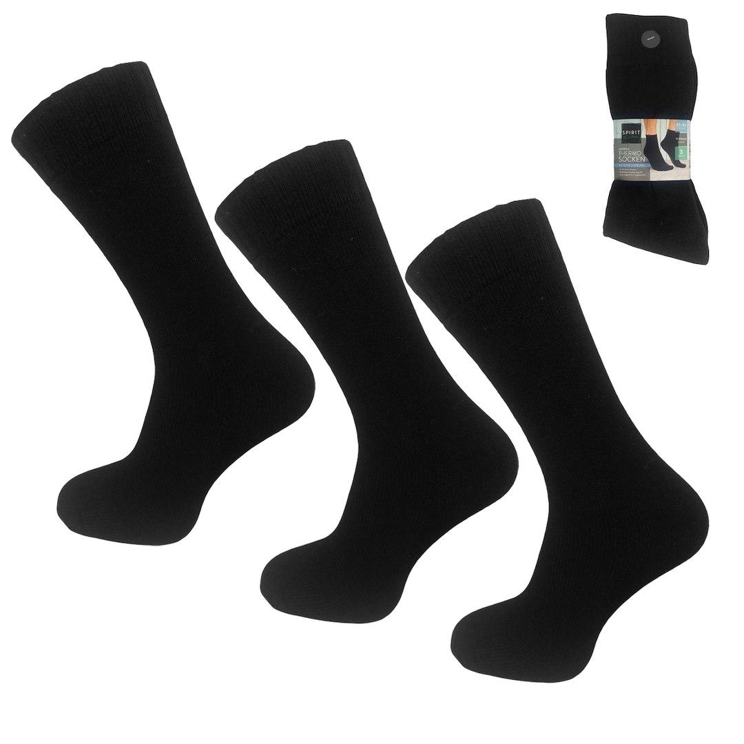 Skarpeta męska frotte czarna 3-pak 529580, 529597