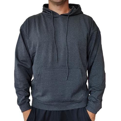 Bluza bawełniana z kapturem antracyt roz. s - 3xl 747764