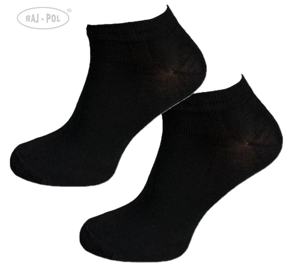 Stopki męskie czarne raj-pol 817591