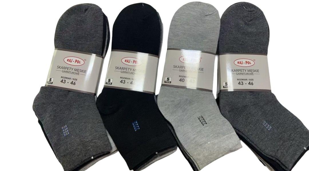 Skarpety męskie garniturowe 5-pak rp799749