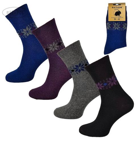 Skarpeta damska angora pation 729593