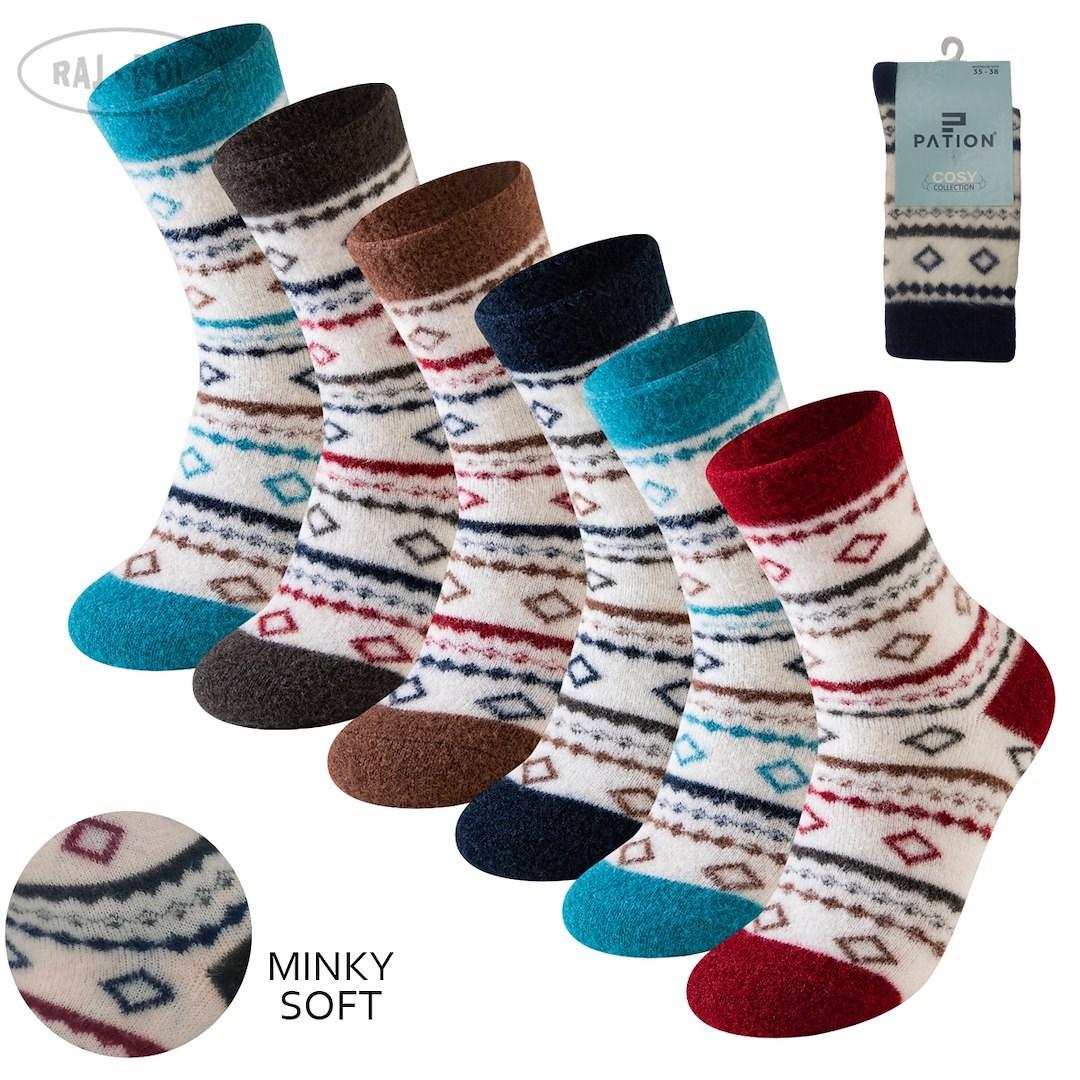 Skarpeta damska minky soft w25-09 756902, 756919