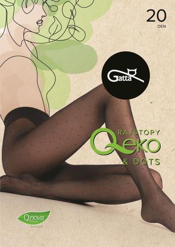 Rajstopy wzorzyste 20 den - q-eko & dots sal19v_01