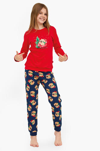 Piżama girl young dr 592/186 teddy