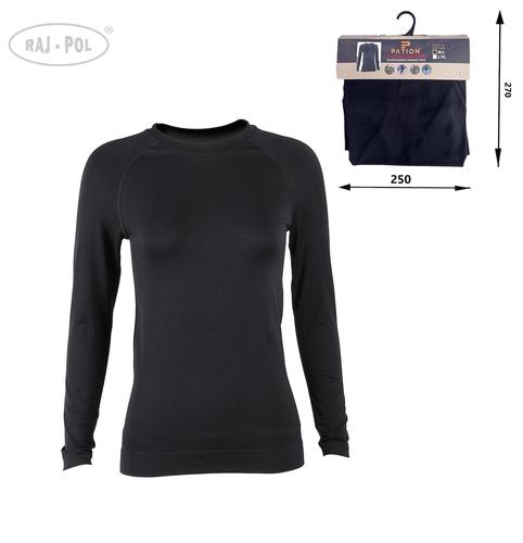 Bielizna thermo bluzka damska czarna 741038