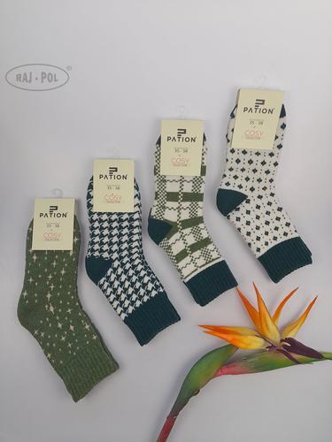 Skarpeta cosy zielone mix 736560