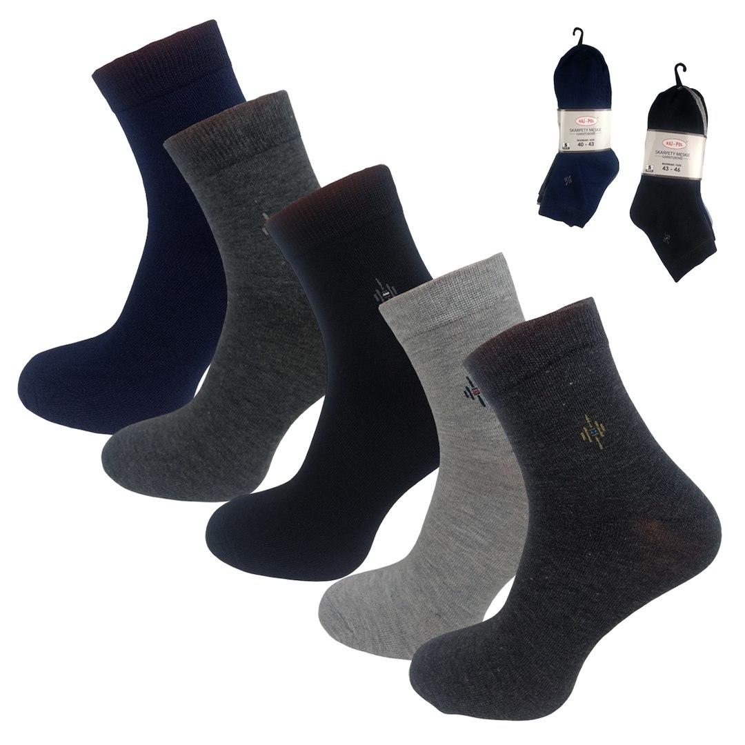 Skarpety męskie garniturowe 5-pak rp799756