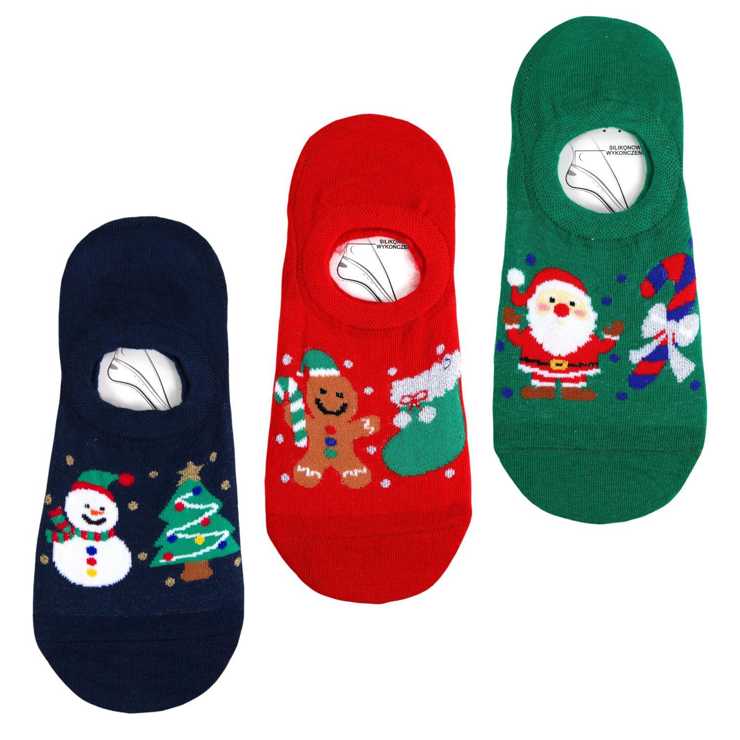 Stopki damskie świąteczne cdbs250-003