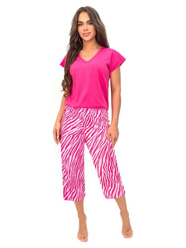 Piżama damska - zebra 3/4