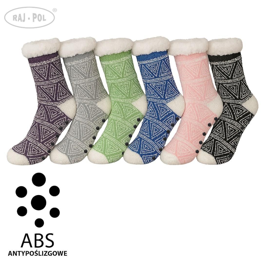 Skarpety góralskie damskie z abs 35-38 39-42 model sh25-11