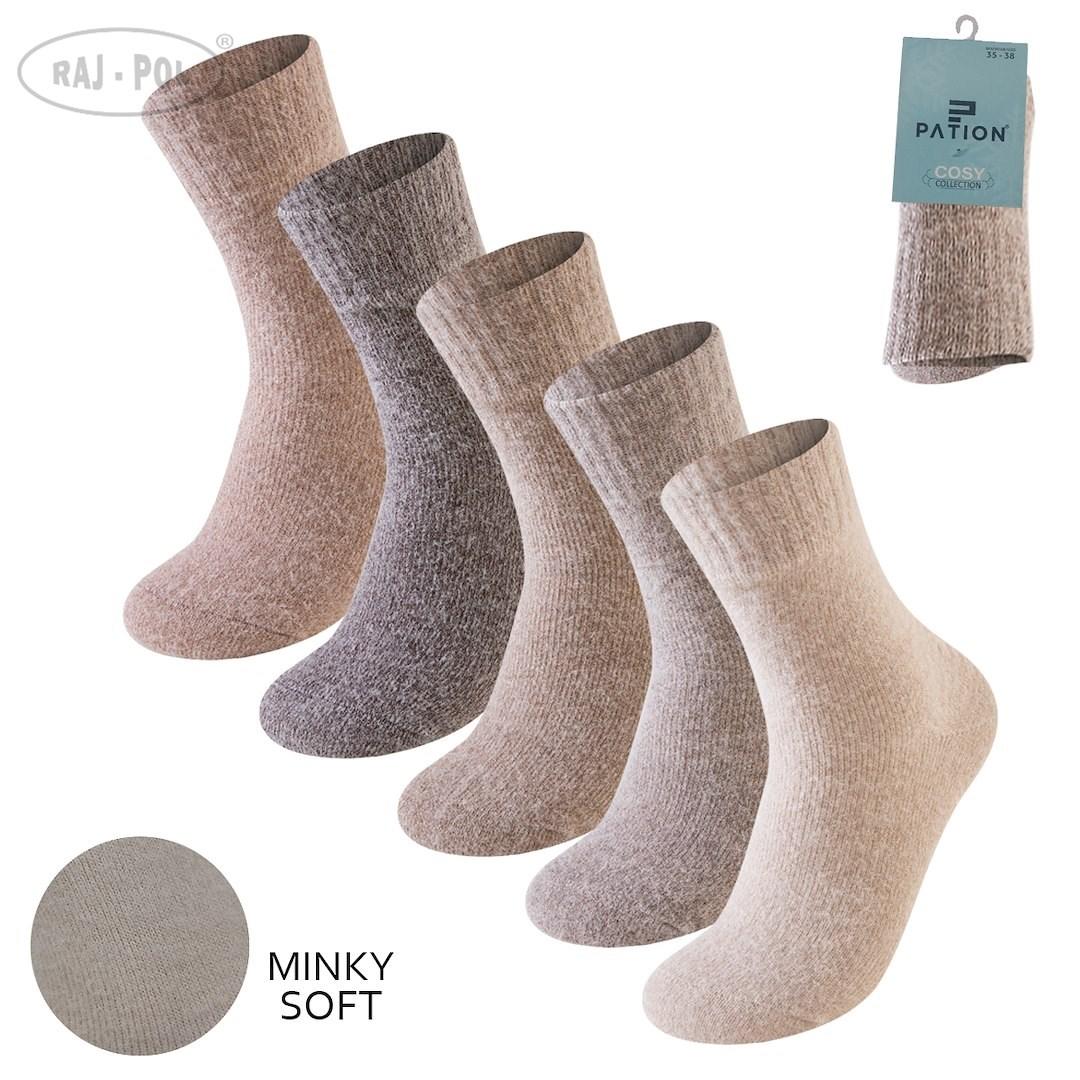 Skarpeta damska minky soft w25-10 756926, 756933