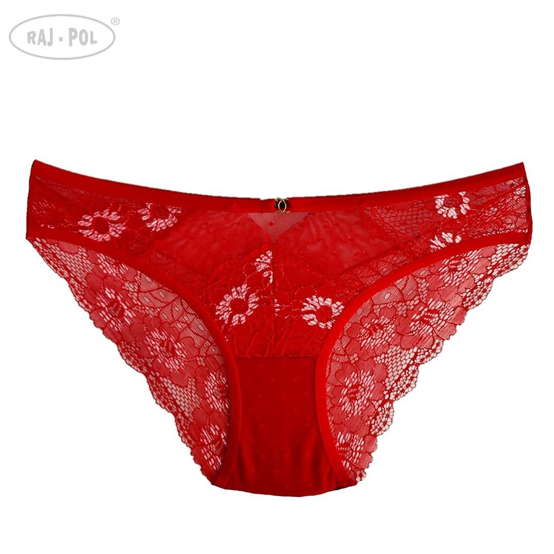 Figi damskie hon2 czerwone premium 714391