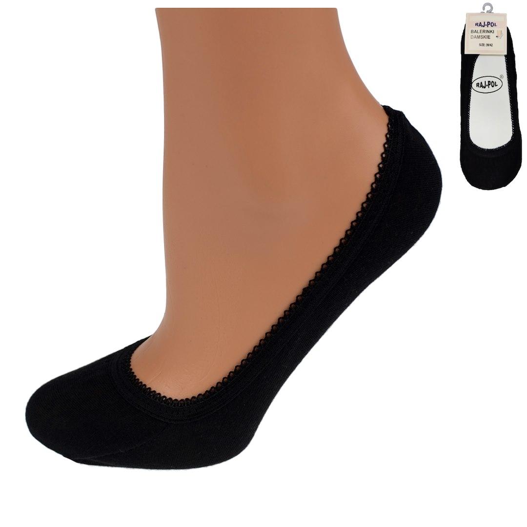 Baleriny damskie czarne raj-pol premium 363903, 364054