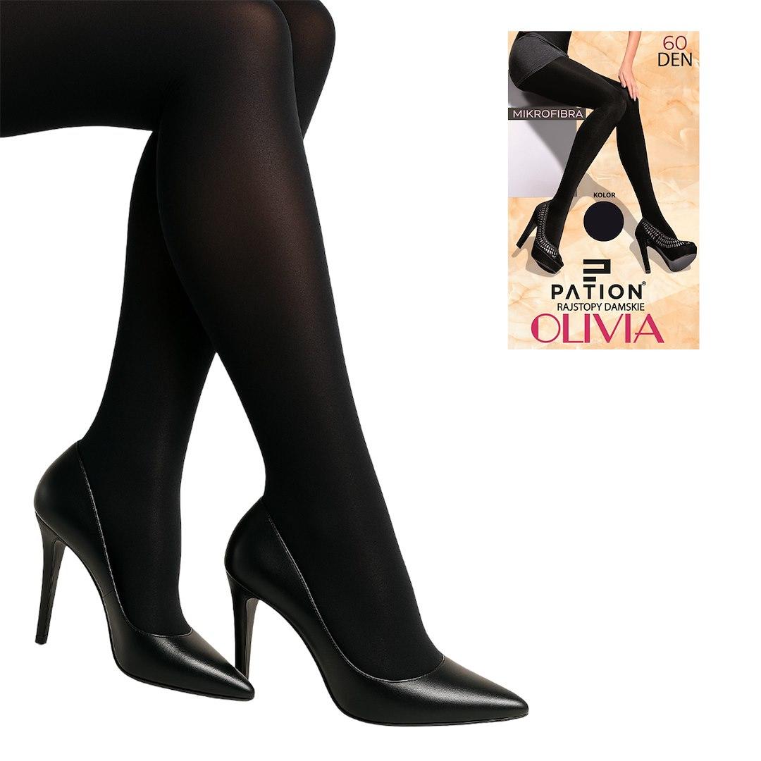 Rajstopy mikrofibra pation 60 den nero 742745, 742752, 742769, 742776