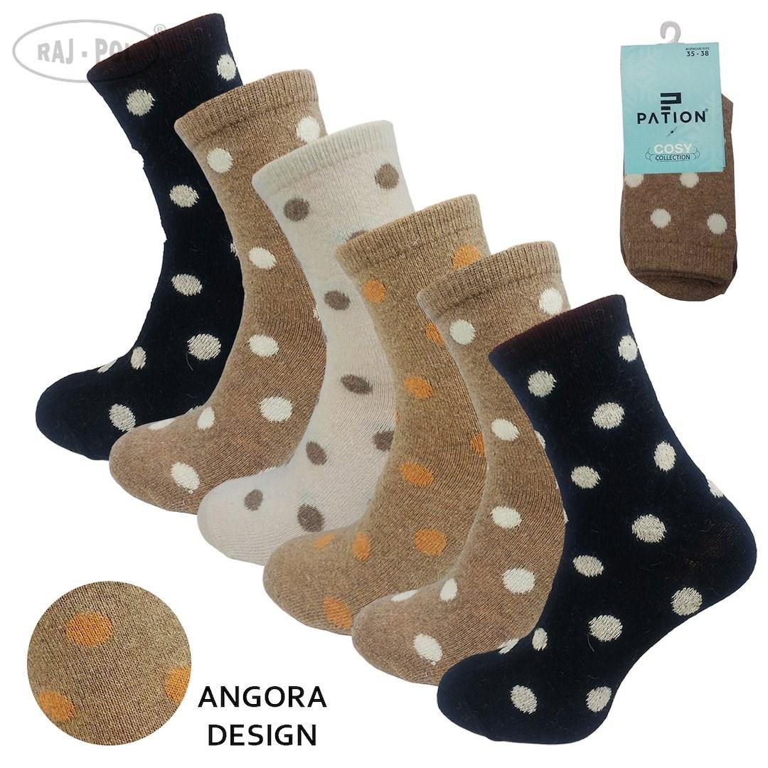 Skarpeta damska angora design w25-20 757121, 757138