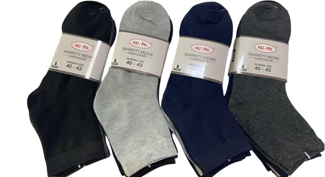Skarpety męskie garniturowe 5-pak rp799770