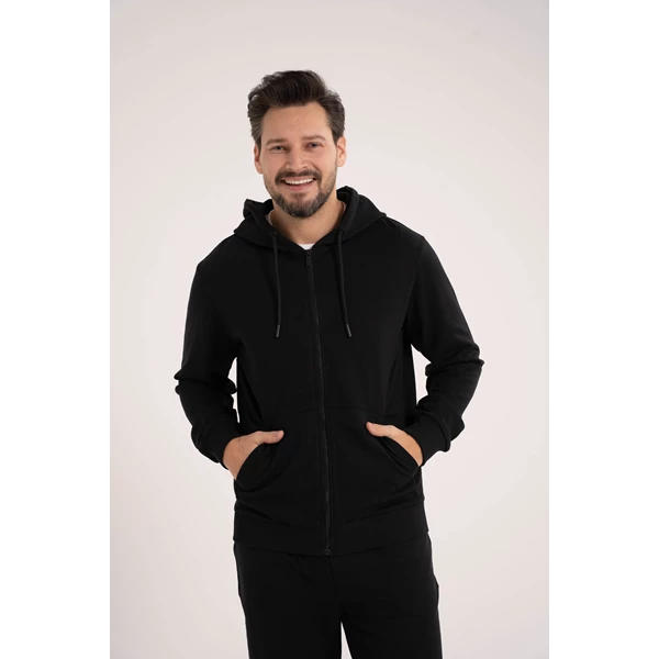 Bluza męska z kapturem obm4400-001