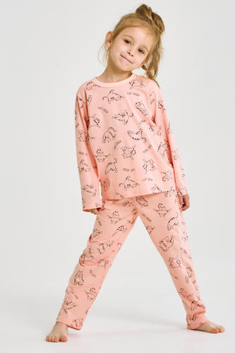 3491 piżama dziewczęca długa mandy 122-140-kolekcja aw 25/26