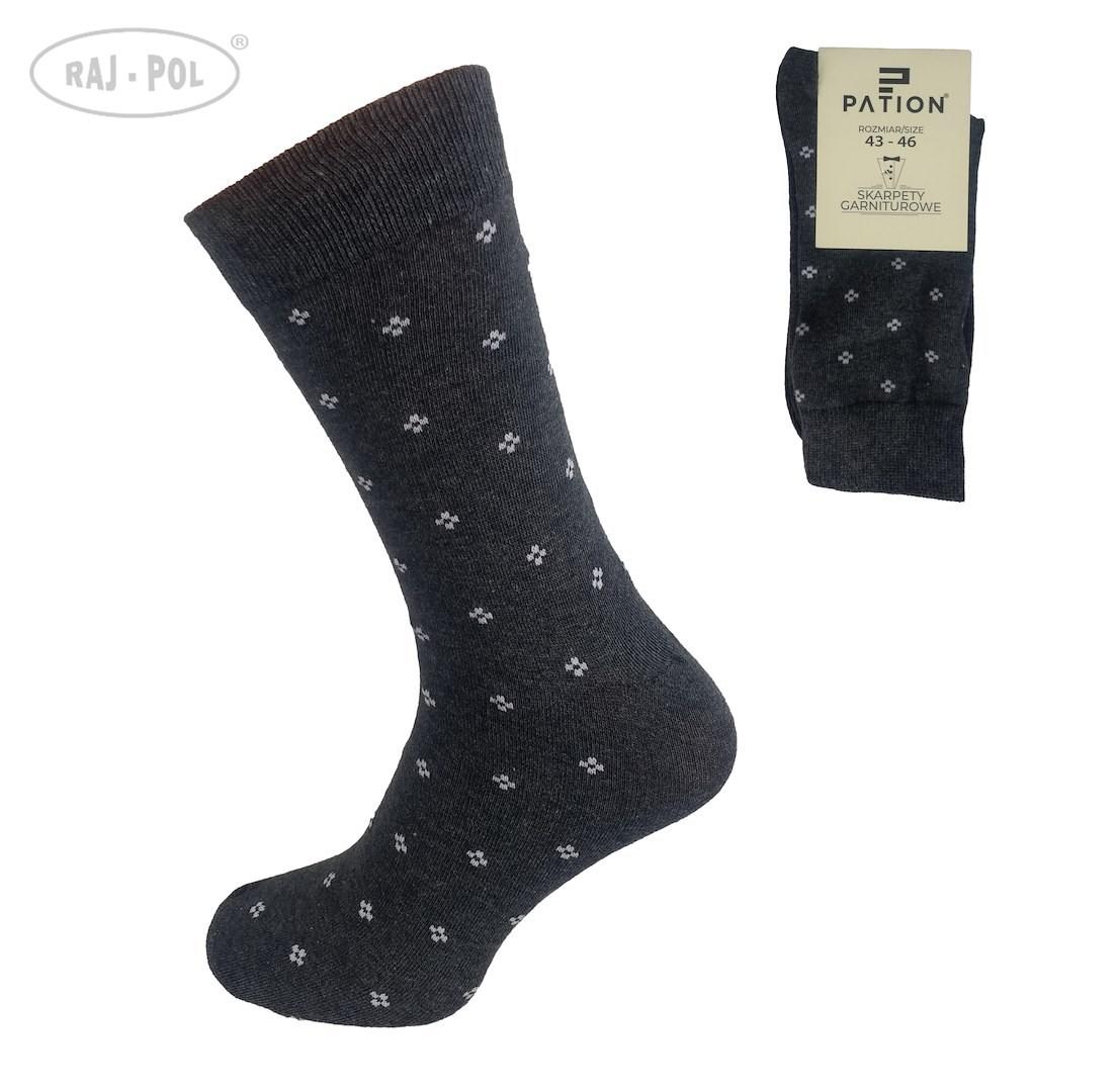 Skarpety męskie garniturowe sm2158 43-46 745388 1pak