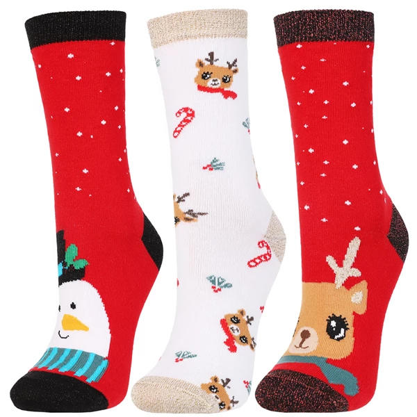 Skarpetki damskie świąteczne csls250-024