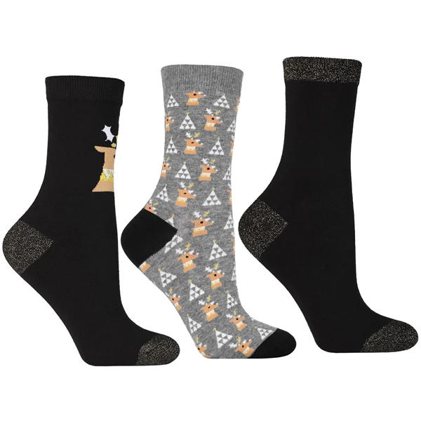 Skarpetki damskie świąteczne csls250-018