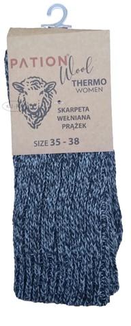 Skarpety wełniane prążek art. 734306, 734337, 734368, 734375
