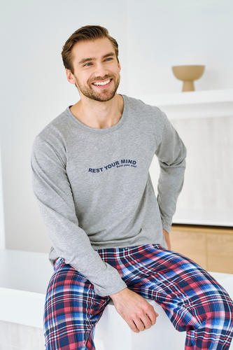 3478 piżama męska długa franco s-xl