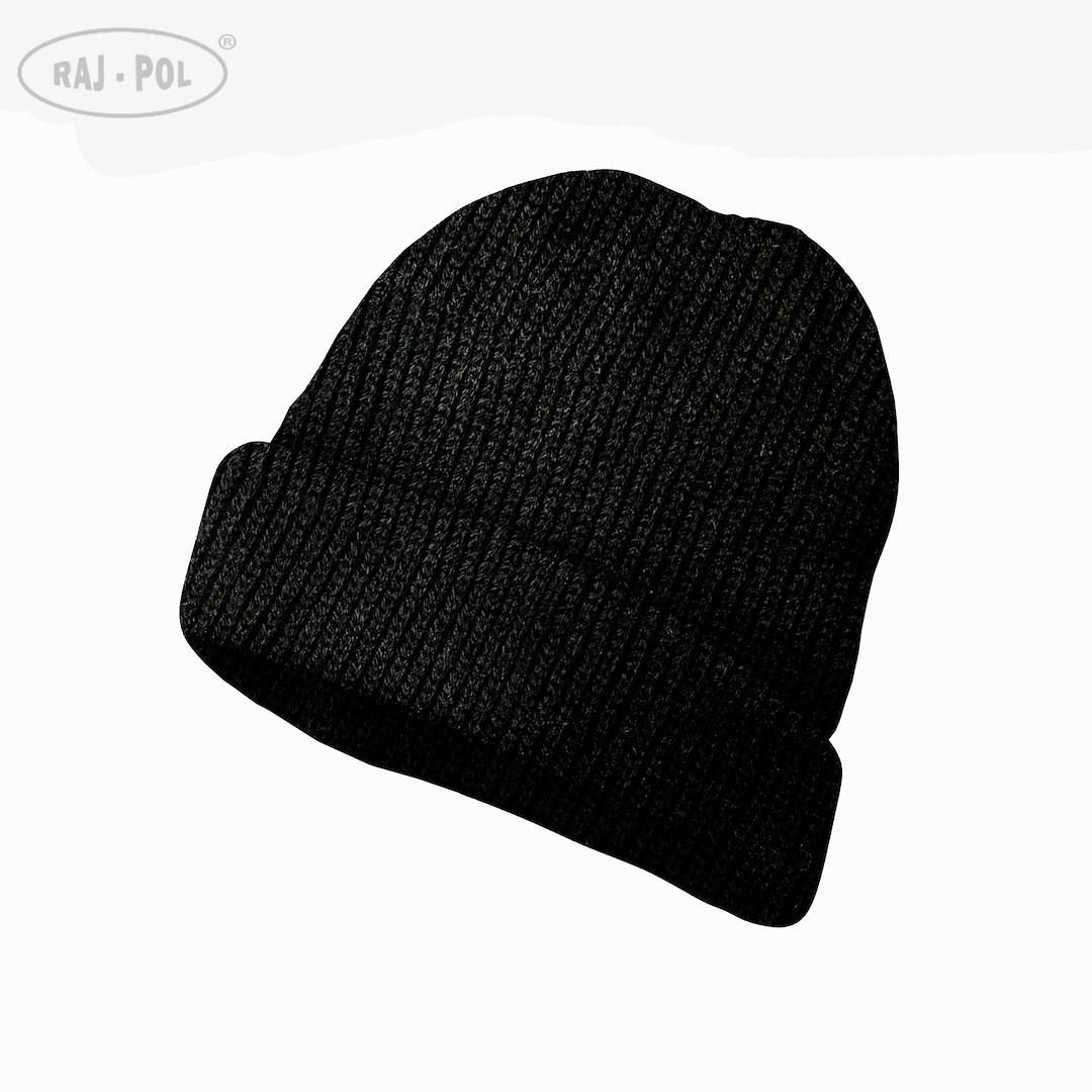 Czapka zimowa kolor czarny
