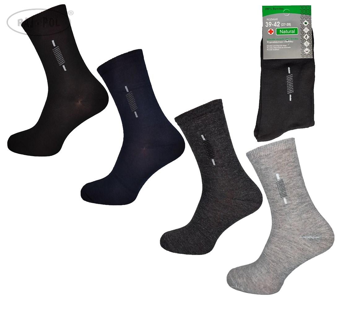 Skarpety męskie natural m2205b-03 art. 739936
