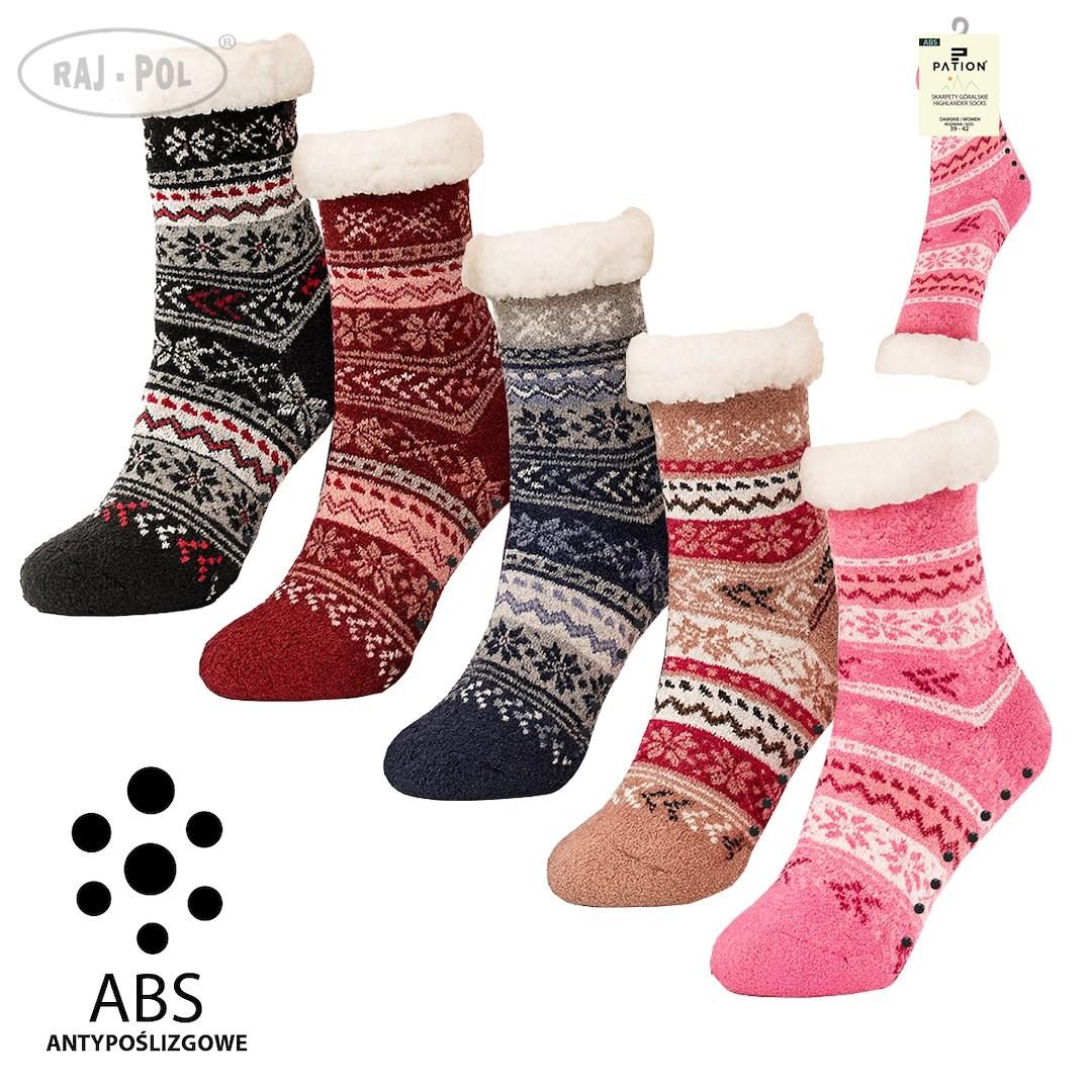 Skarpety góralskie damskie z abs 35-38 39-42
