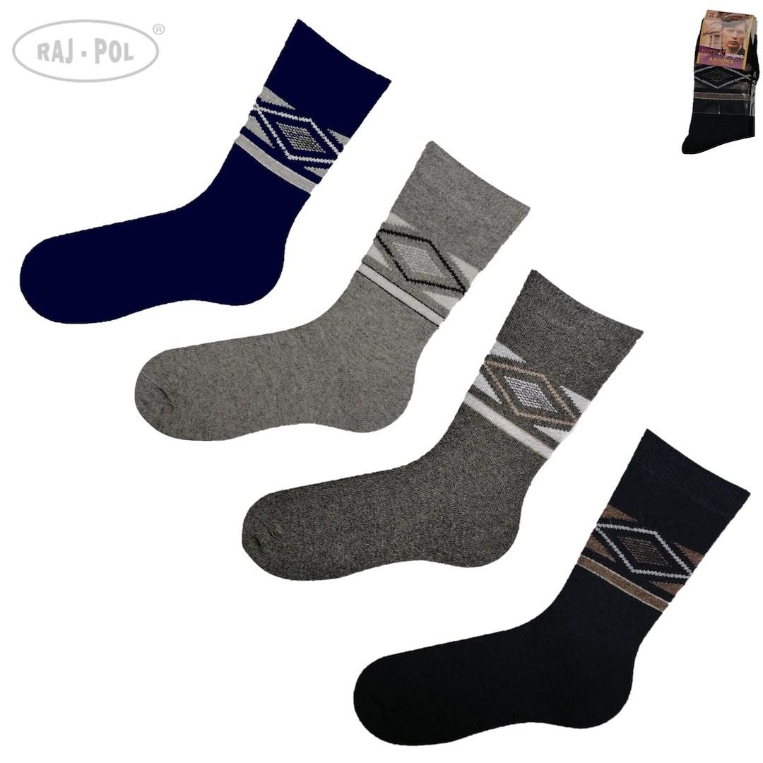 Skarpety męskie thermo z angorą softsail 7118 706969