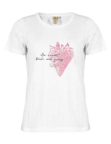 Roadsign damska koszulka truskawka biała 21-035763, 21-035764,  21-035765, 21-035766, 21-035767