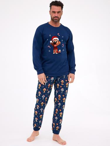 Piżama cornette 115/294 dog 2 christmas dł/rękaw