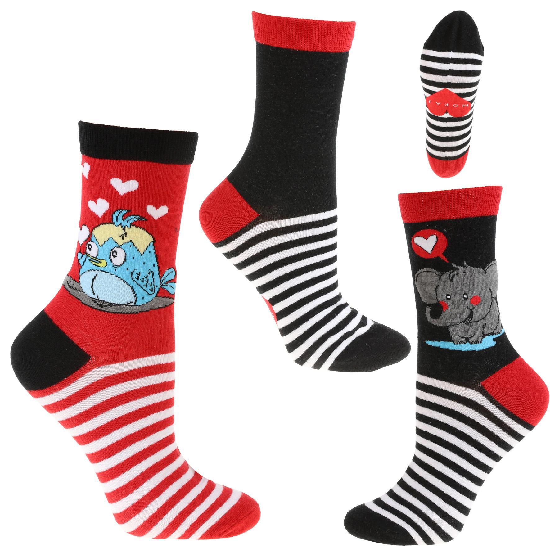 Skarpetki damskie walentynkowe cslw300-024_2