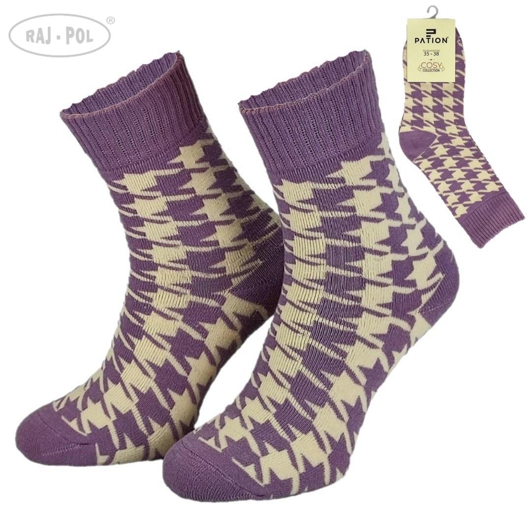 Skarpeta cosy lawendowe pepitka 736546, 736553