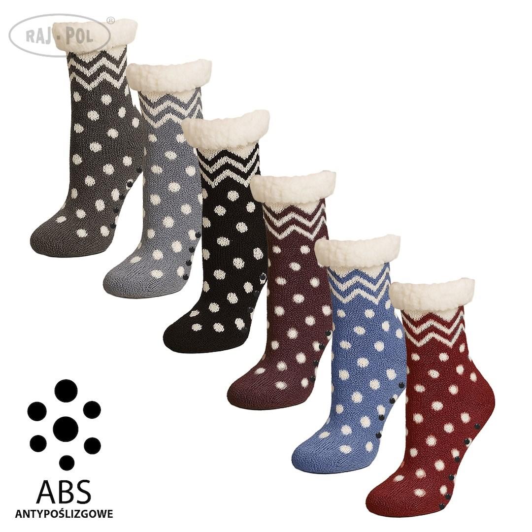 Skarpety góralskie damskie z abs 35-38 39-42 model sh25-13