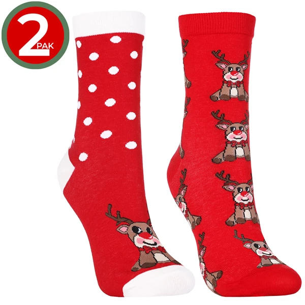 Skarpety damskie świąteczne csls300-043/2